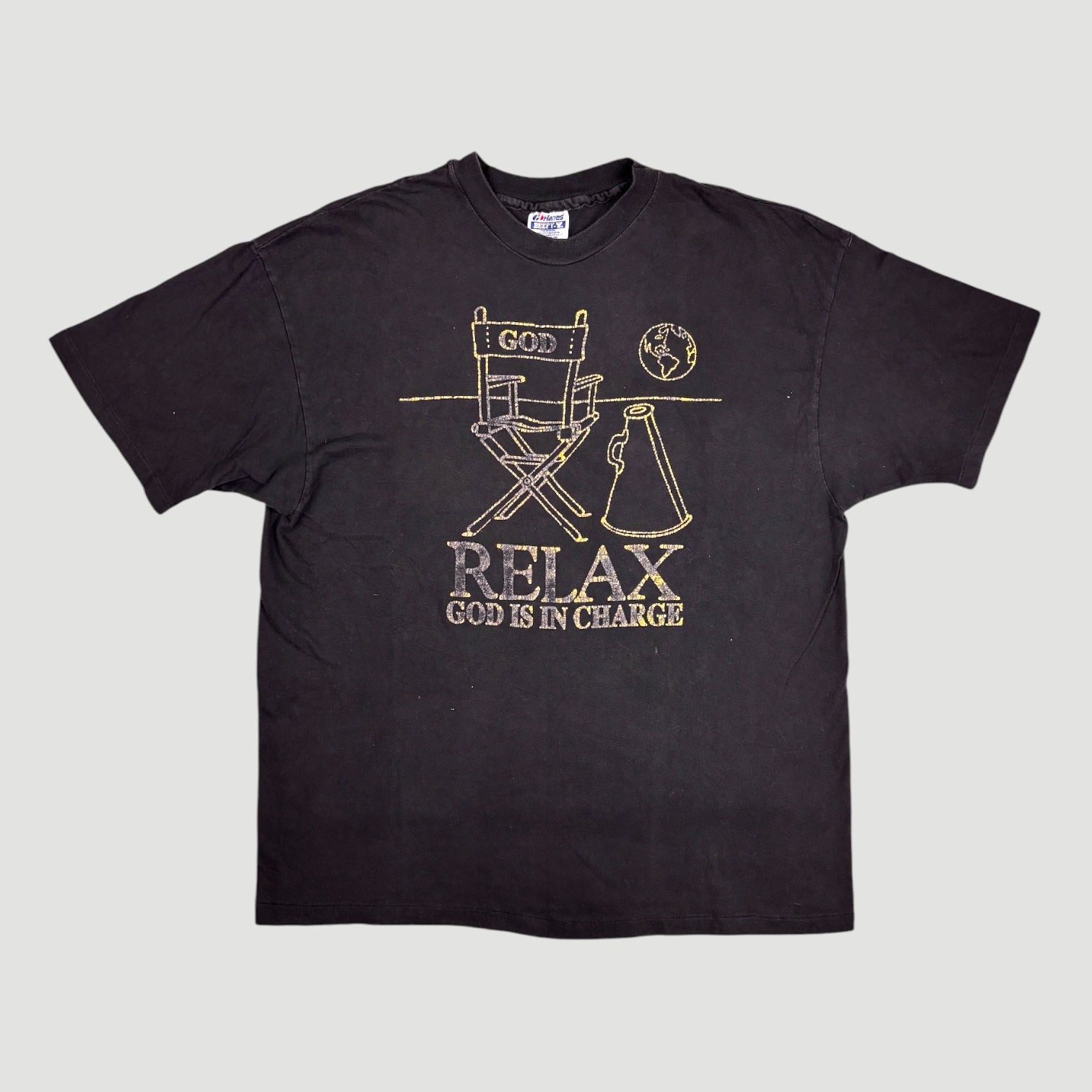 90's Relax God is in Charge T-Shirt