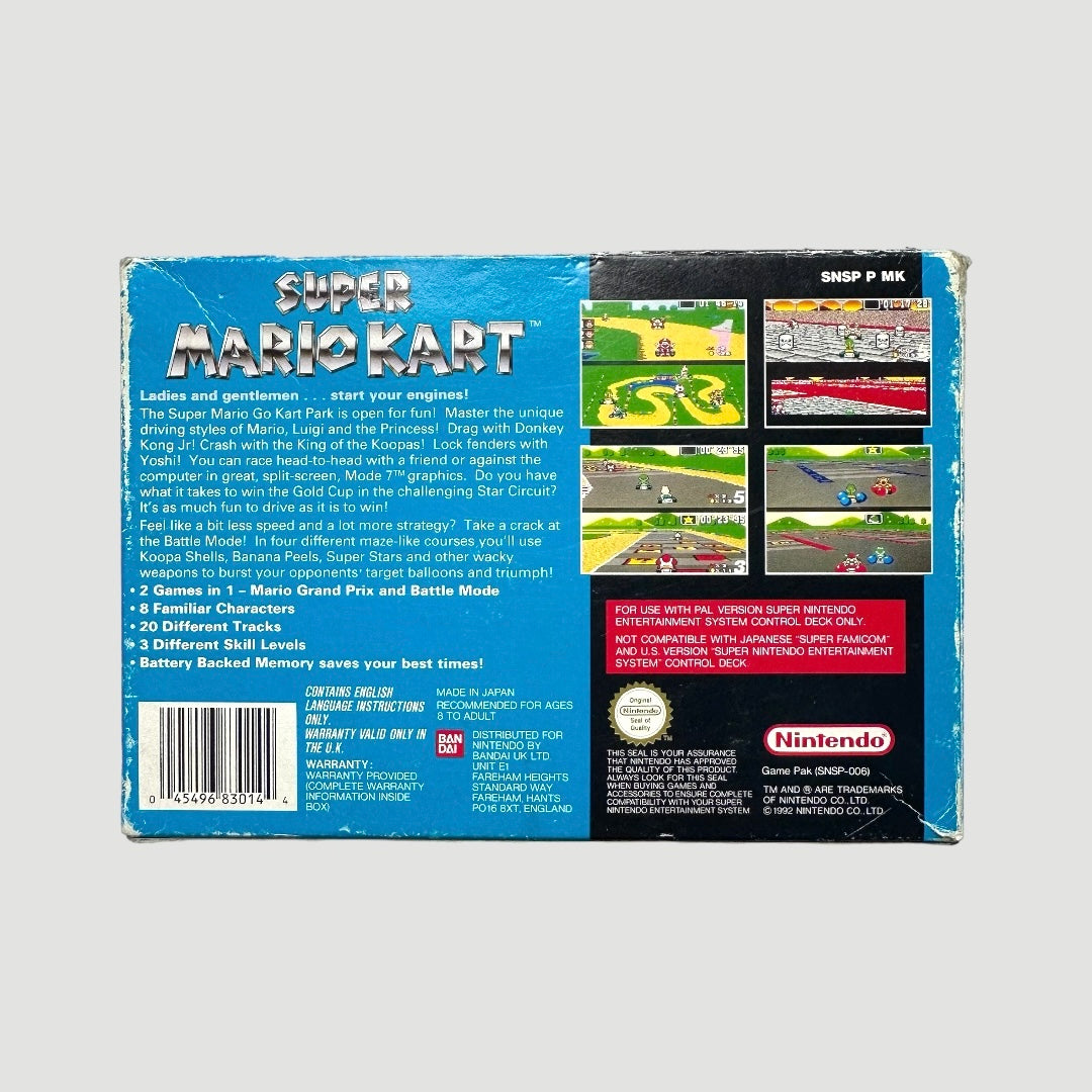 1992 Super Mario Kart SNES (Boxed)