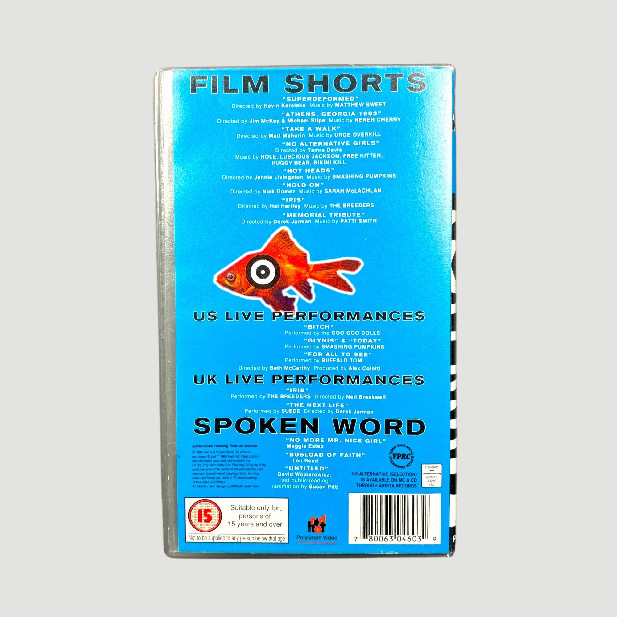 1994 'No Alternative: A Benefit For AIDS Education And Relief' VHS