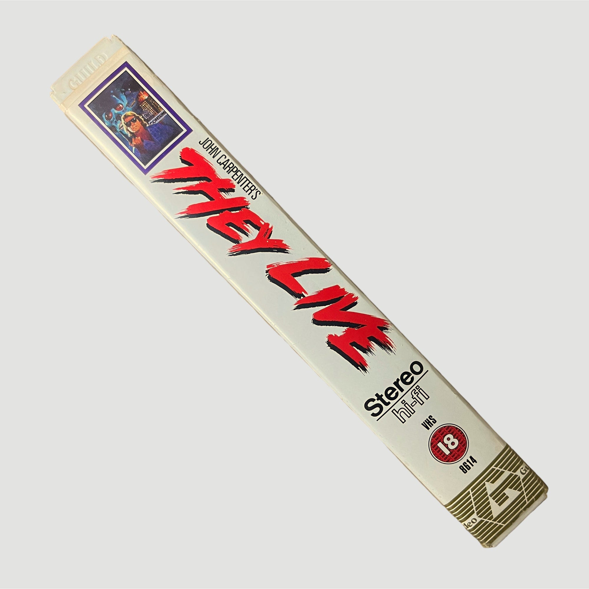 1988 John Carpenter’s 'They Live' Ex Rental VHS