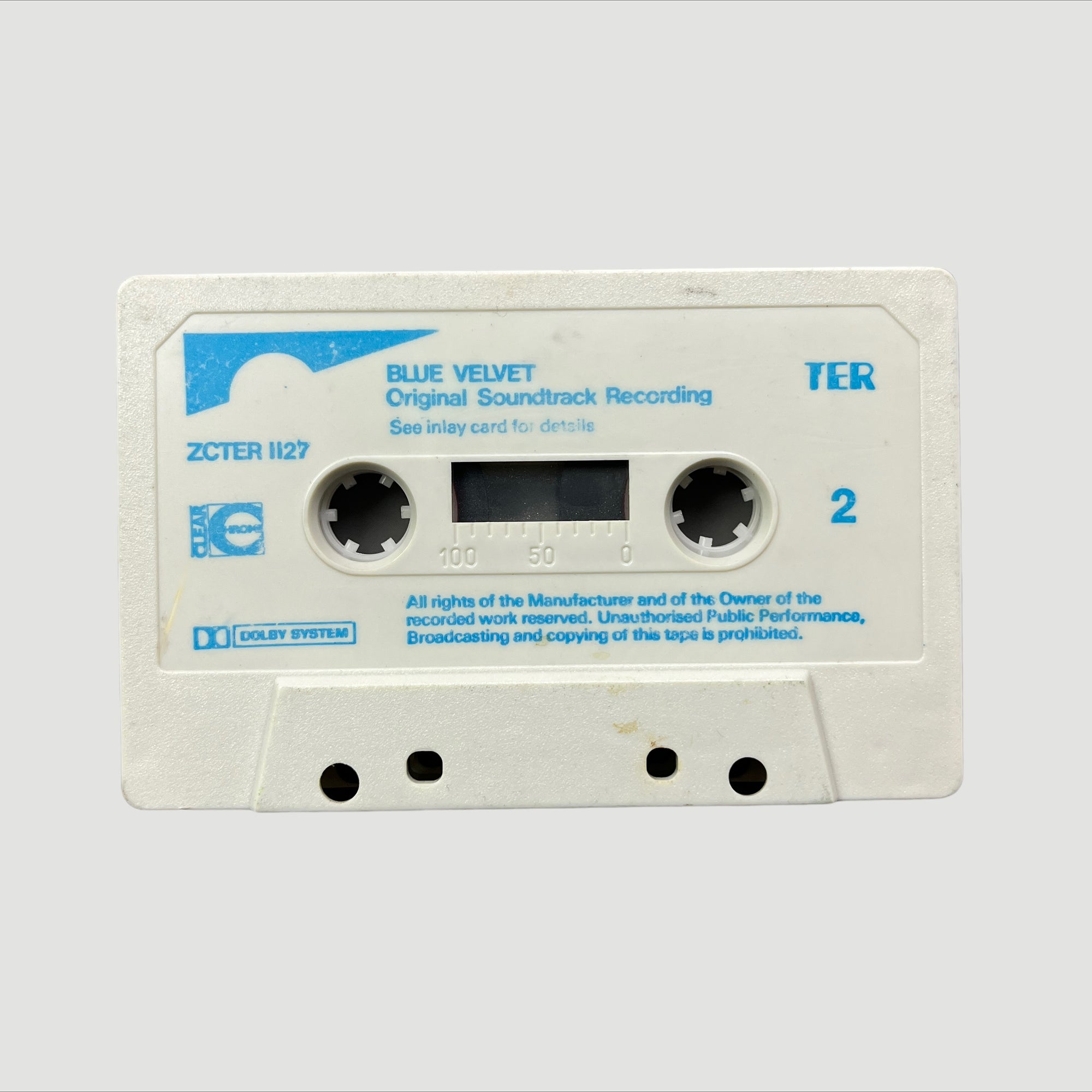 1986 Blue Velvet OST UK Cassette