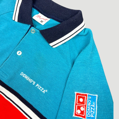 80's Domino’s Staff Polo Shirt (Navy Collar)