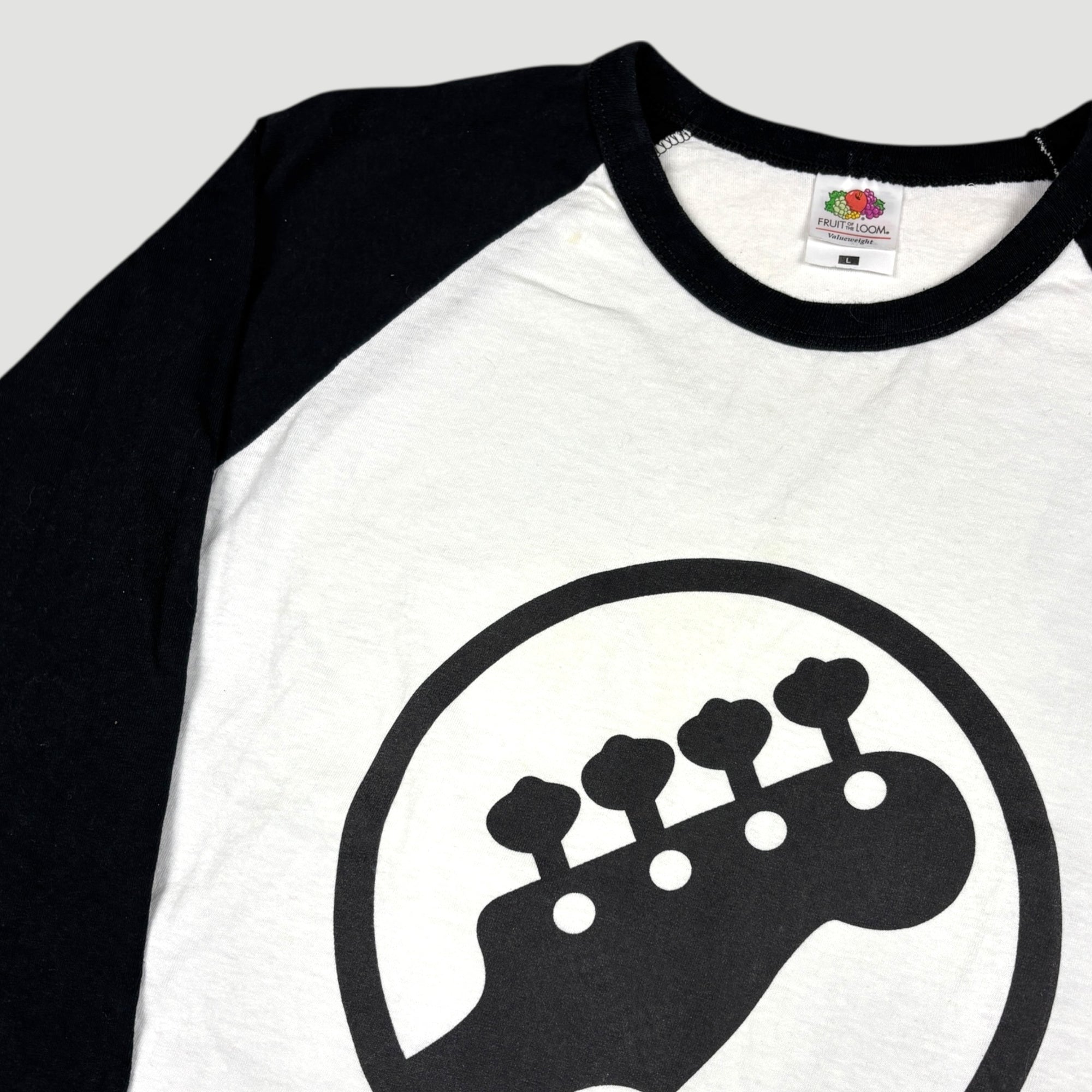 00's Scott Pilgrim Bass Guitar Raglan T-Shirt