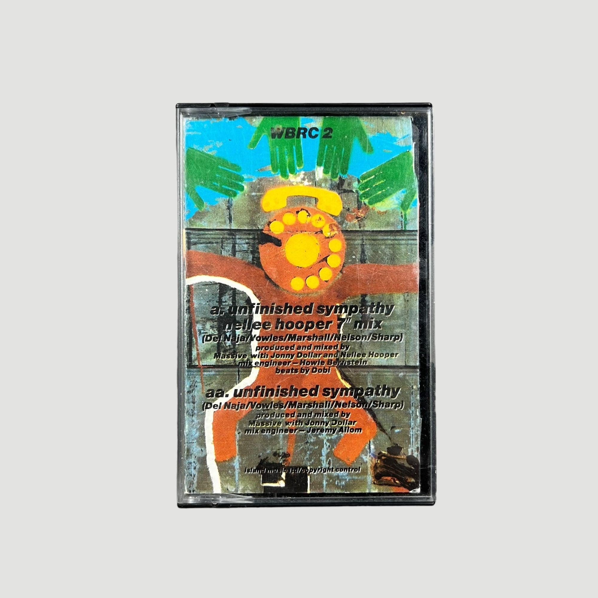 1991 Massive Attack Unfinished Sympathy Cassette Single