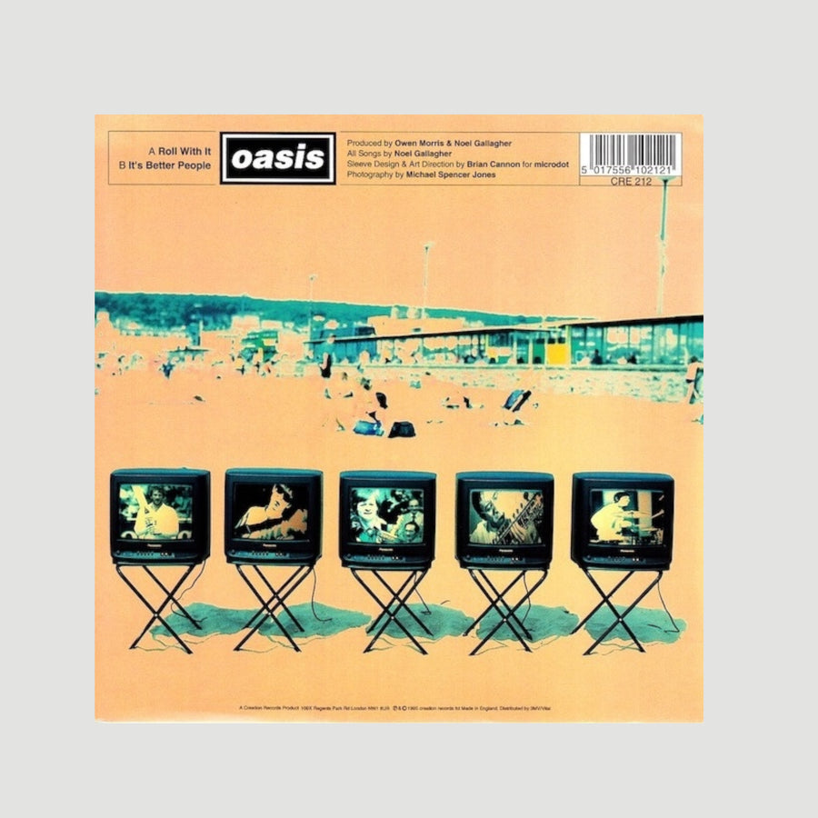 1995 Oasis Roll With It 7" UK Single