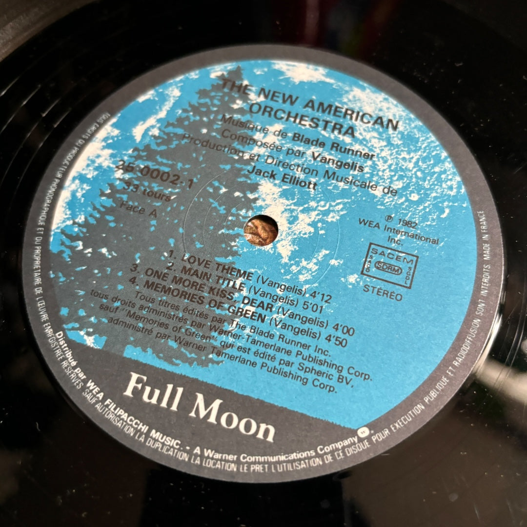 1984 Blade Runner OST Vinyl French LP