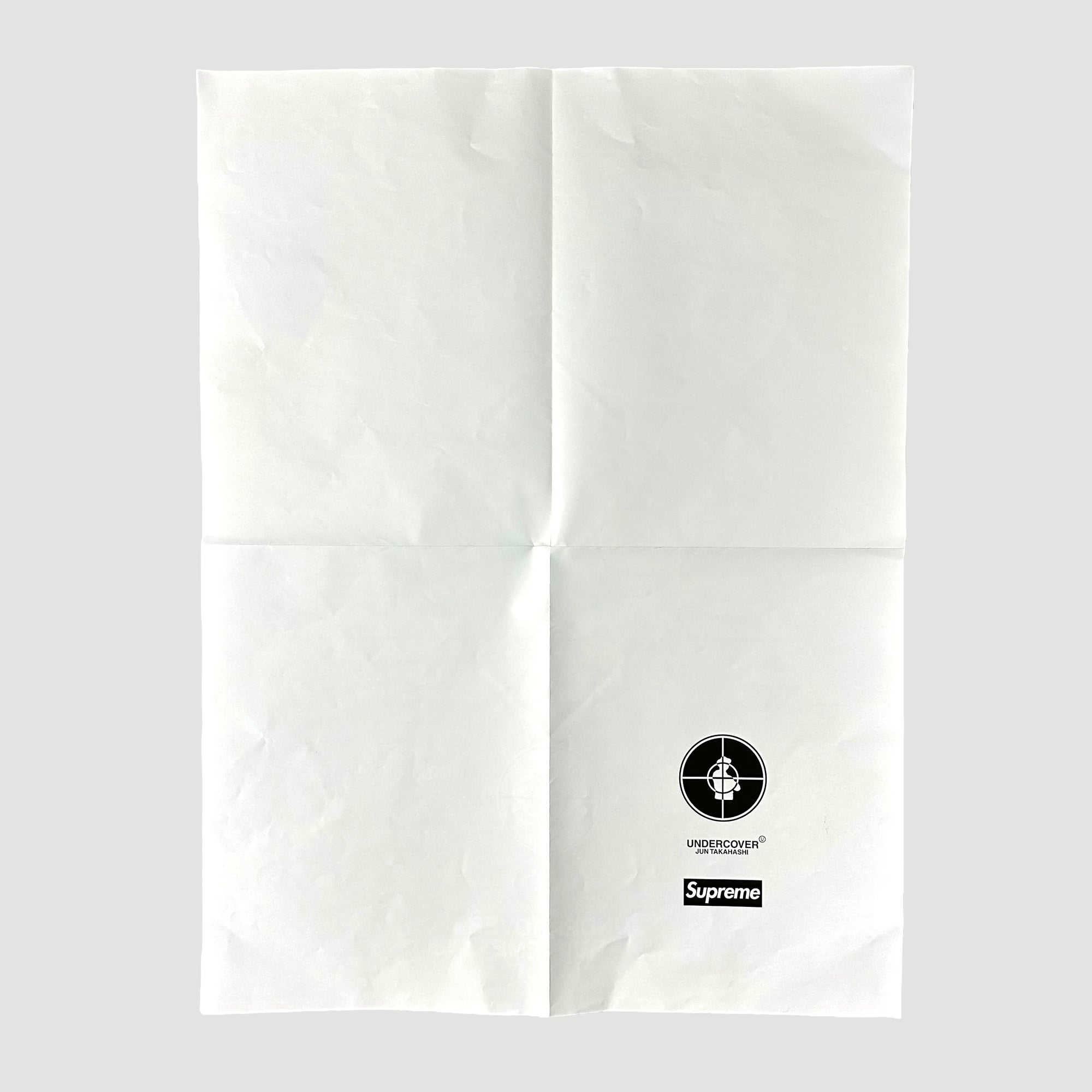 2018 Supreme x UNDERCOVER x Public Enemy T-Shirt (w/bag & Stickers)