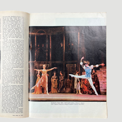 1965 TIME Magazine Rudolf Nureyev Issue
