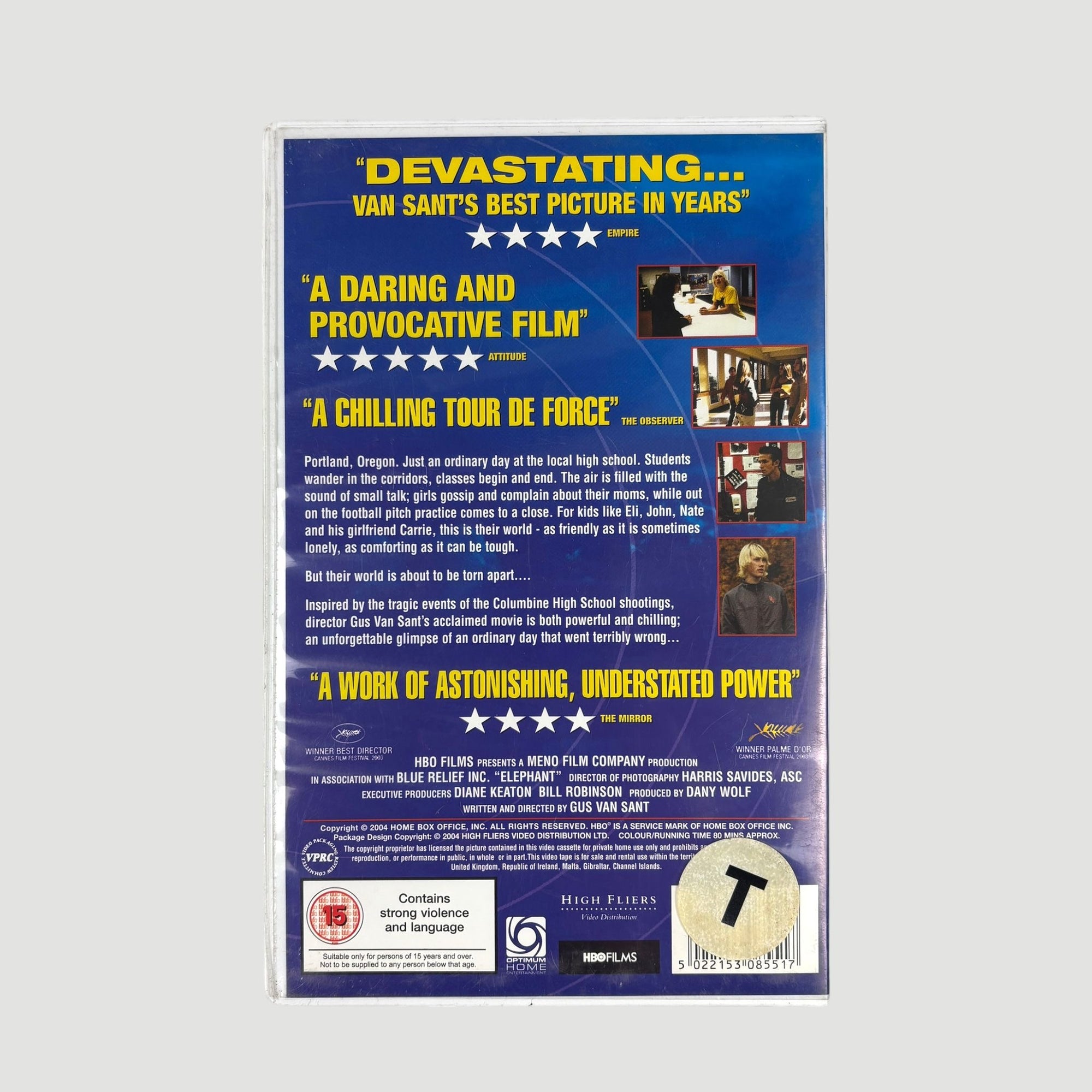 2004 Gus Van Sant Elephant UK Ex-Rental VHS