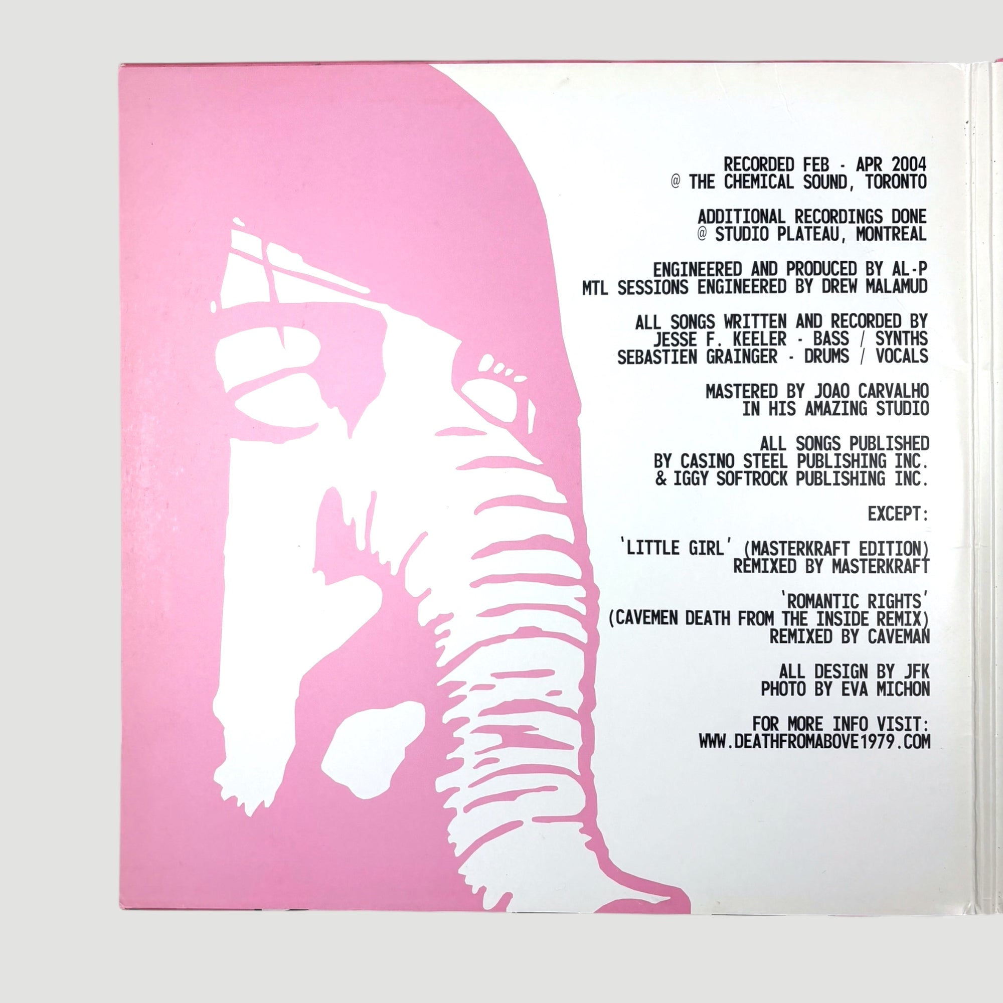 2005 Death From Above 1979 You're a Woman... UK 1st Press 2LP (Pink)