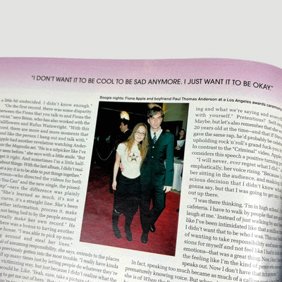 2000 Spin Magazine Fiona Apple Cover Issue
