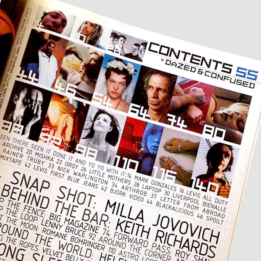 1999 Dazed & Confused Milla Jovovich Cover Issue