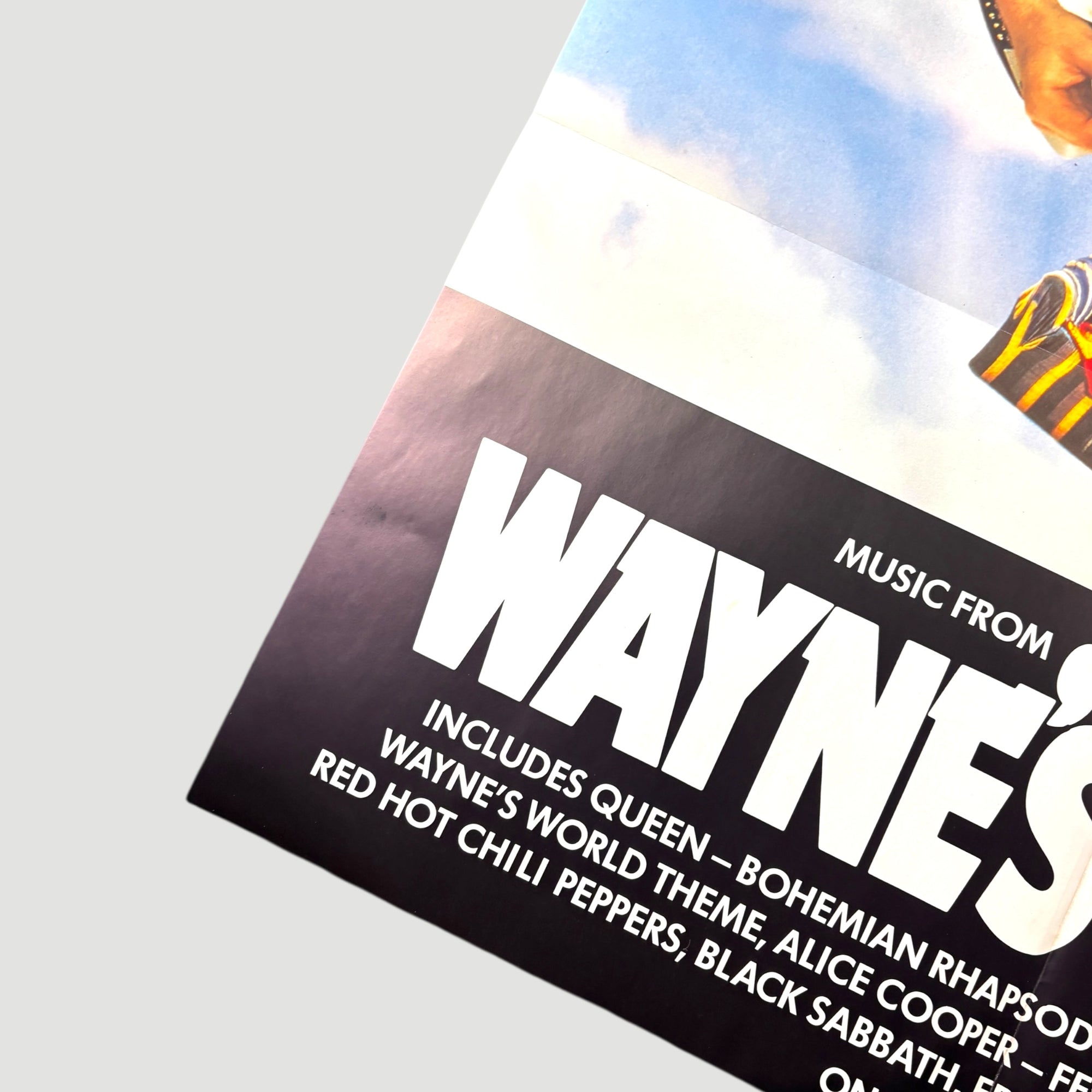 1992 Wayne's World UK OST Poster