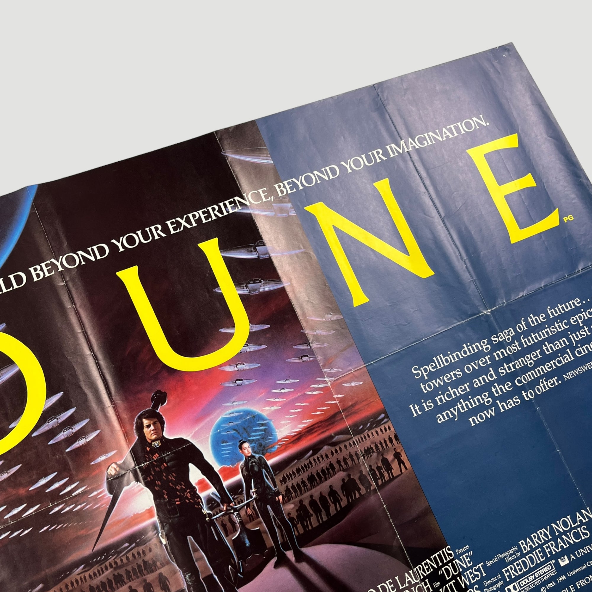 1984 Dune UK Quad Poster