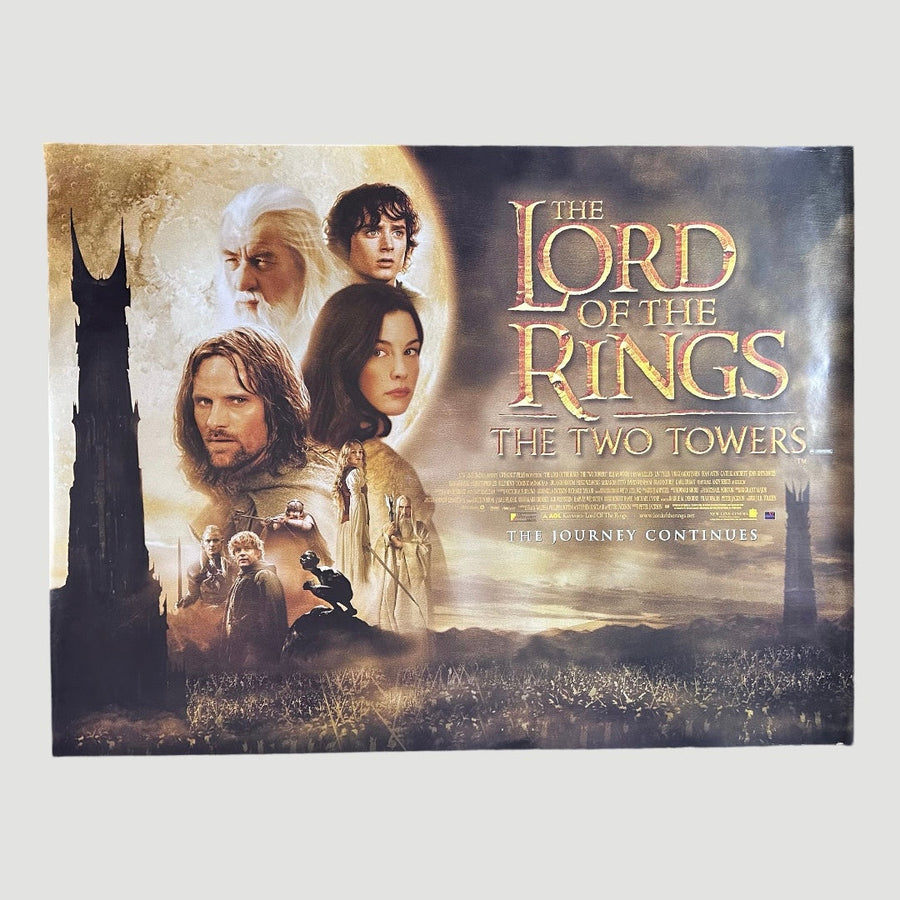 2002 Lord of the Rings - The Two Towers UK Quad Poster