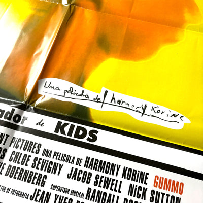 1997 Gummo Spanish Release Poster (Folded)