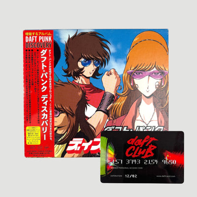 2001 Daft Punk Discovery Japanese CD + Daft Clubcard