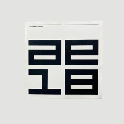 2018 Autechre AE_Live Sticker