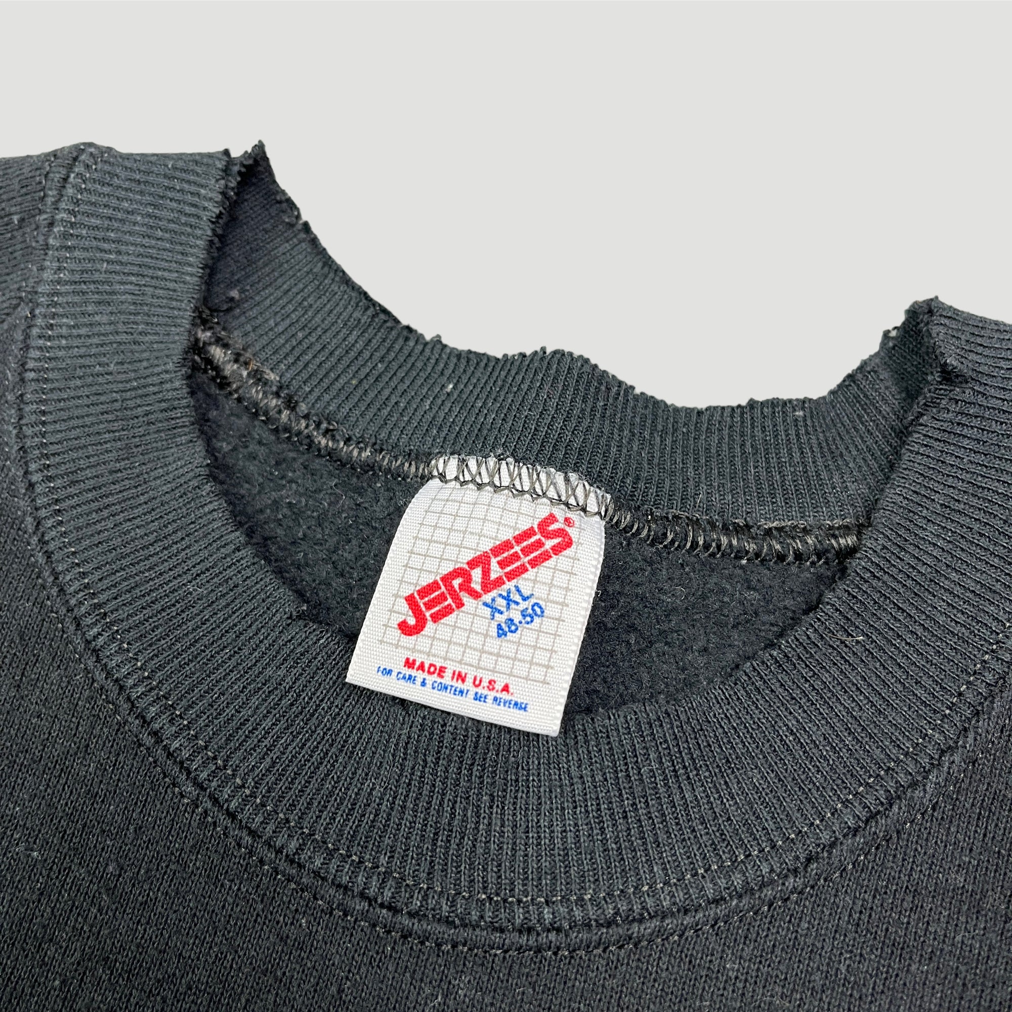 90's Jerzees Basic Black Sweatshirt