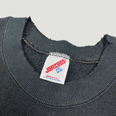 90's Jerzees Basic Black Sweatshirt