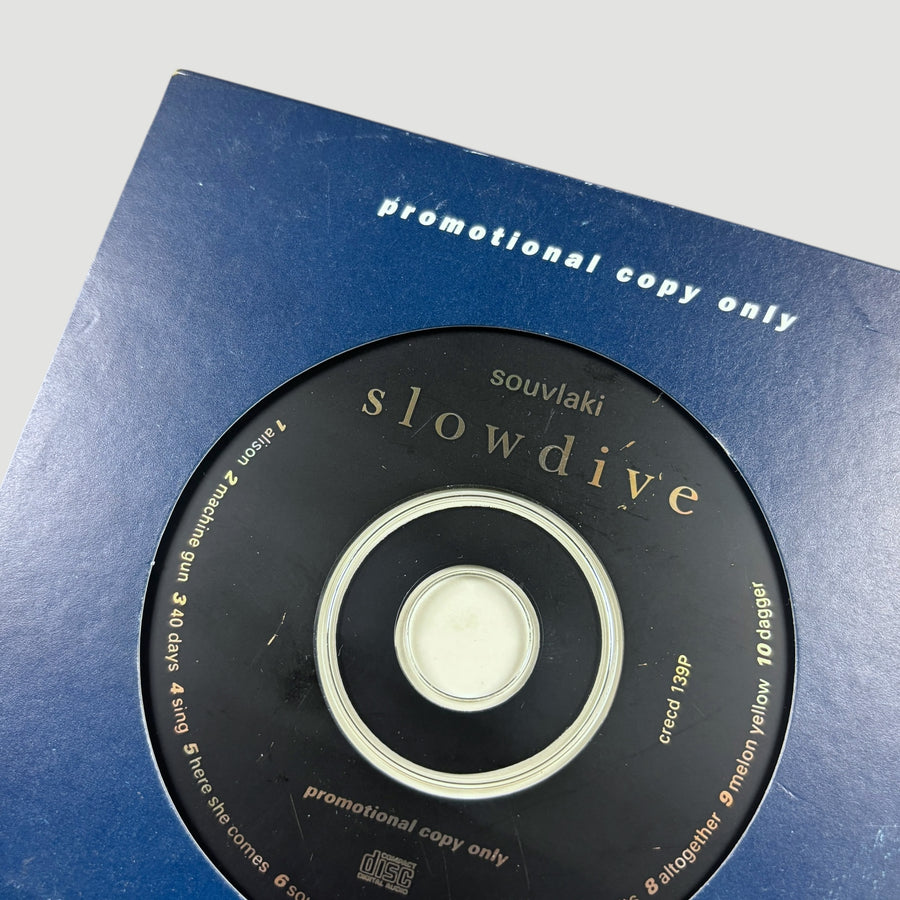 1993 Slowdive Souvlaki Creation Records UK Promo Sampler CD