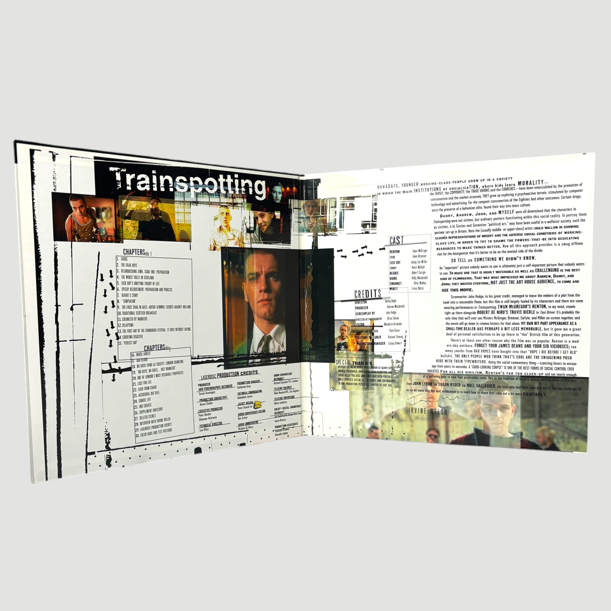 1997 Trainspotting UK Criterion Gatefold Laserdisc