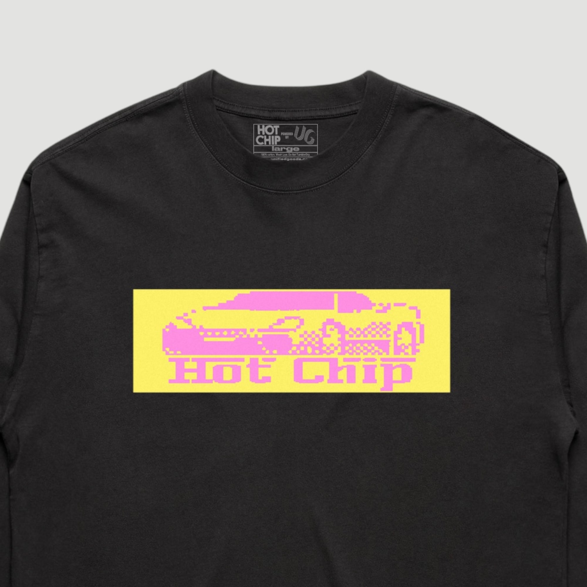 Hot Chip x UG You Ride, We Ride Black LS T-Shirt