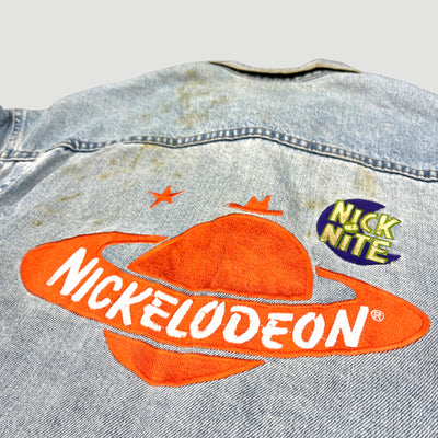 90's Nickolodeon Denim Staff Jacket