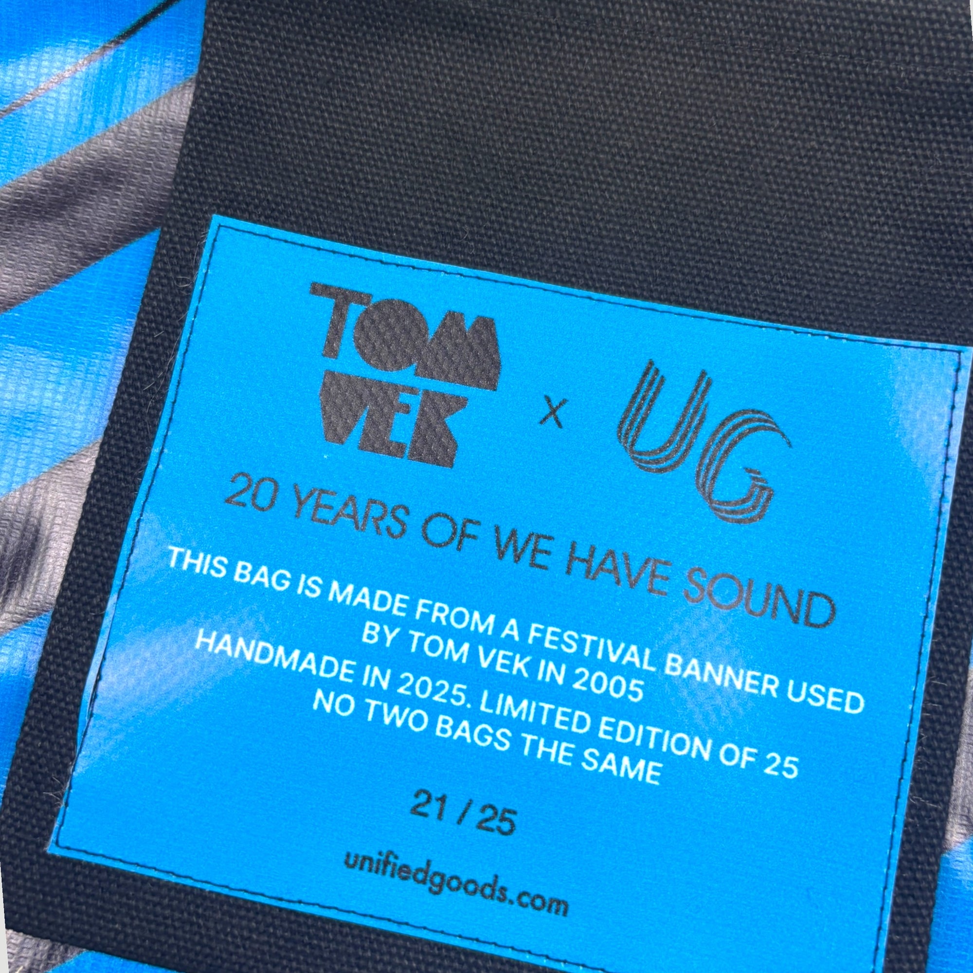 Tom Vek x UG Banner Messenger Bag (No.21/25)
