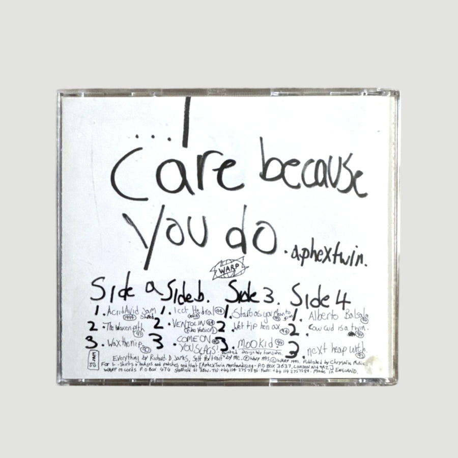 1995 Aphex Twin ...I Care Because You Do UK 1st Issue CD