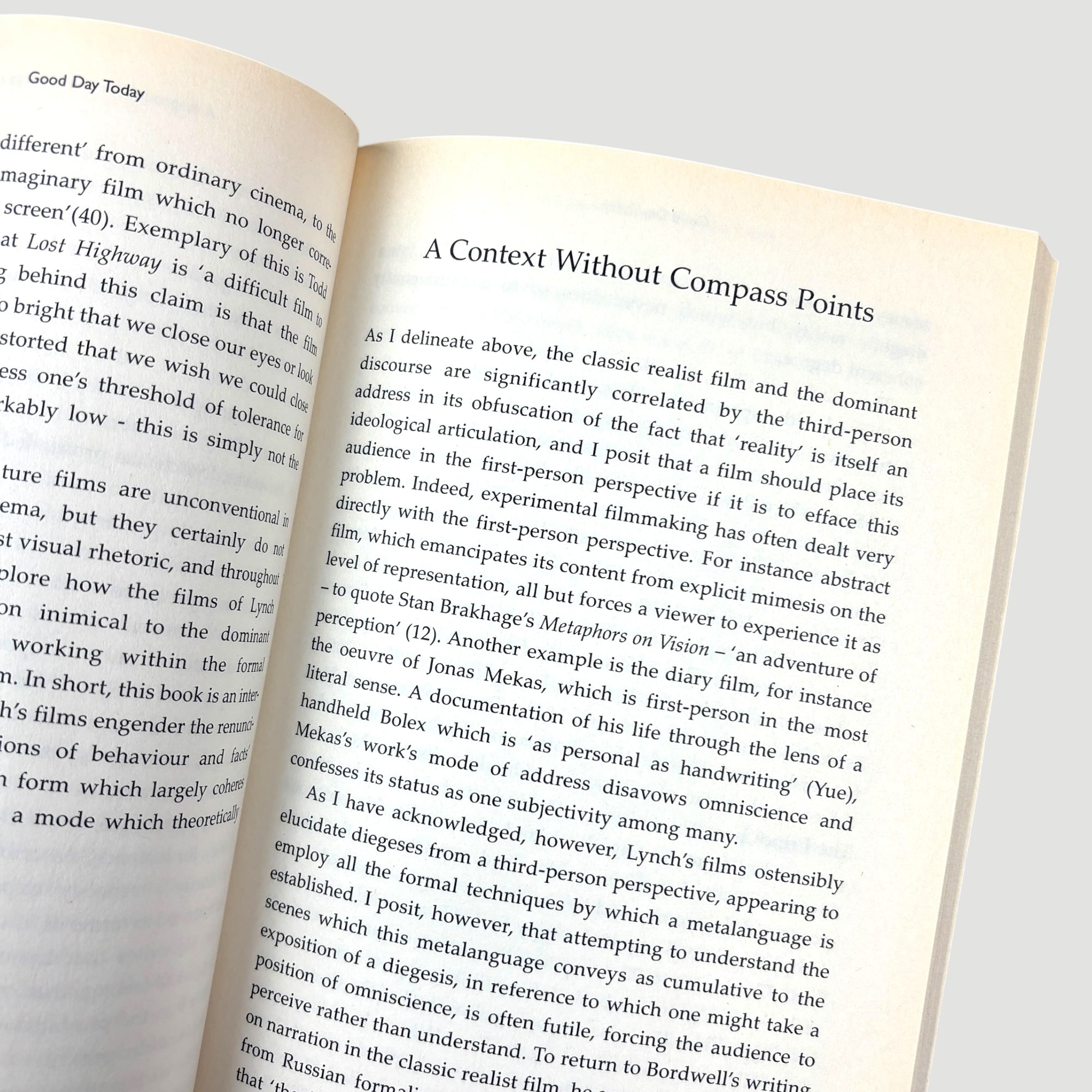 2012 Good Day Today: David Lynch Destabilses The Spectator by Daniel Neofetou