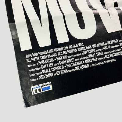 1992 One False Move UK Quad Poster