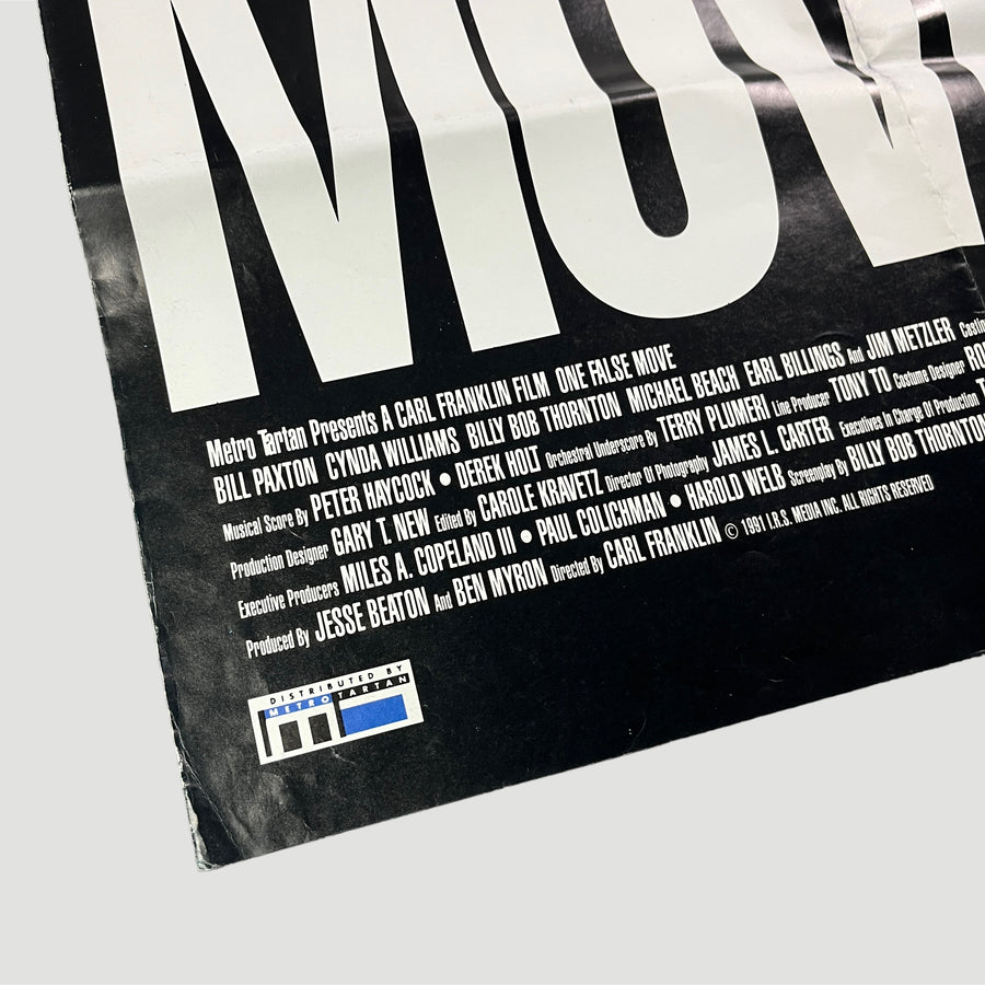 1992 One False Move UK Quad Poster