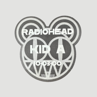 2000 Radiohead KID A Bear Promo 3 Sticker Set