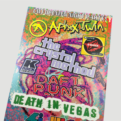 1997 Aphex Twin + Daft Punk ... Roseland NYC Flyer