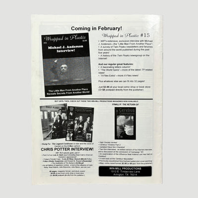 1991 Twin Peaks: Wrapped in Plastic Issue #14