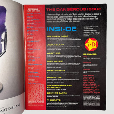 1990 i-D Magazine Warning Issue