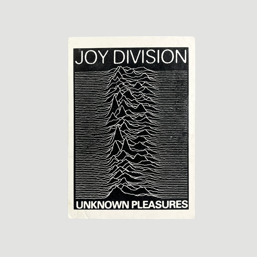 1980 Joy Division Unknown Pleasures Postcard