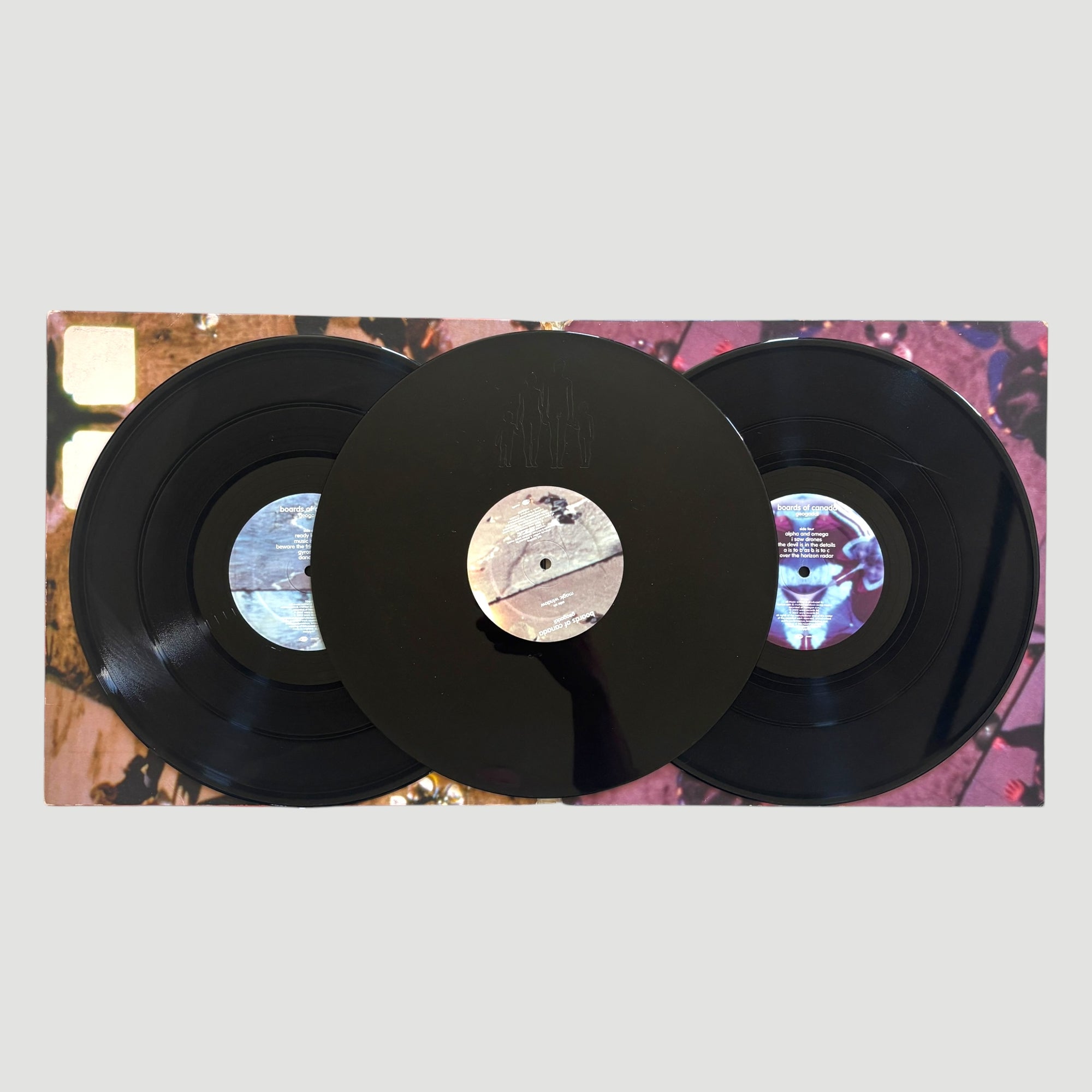 2002 Boards of Canada Geogaddi UK 1st Press Etched 3LP