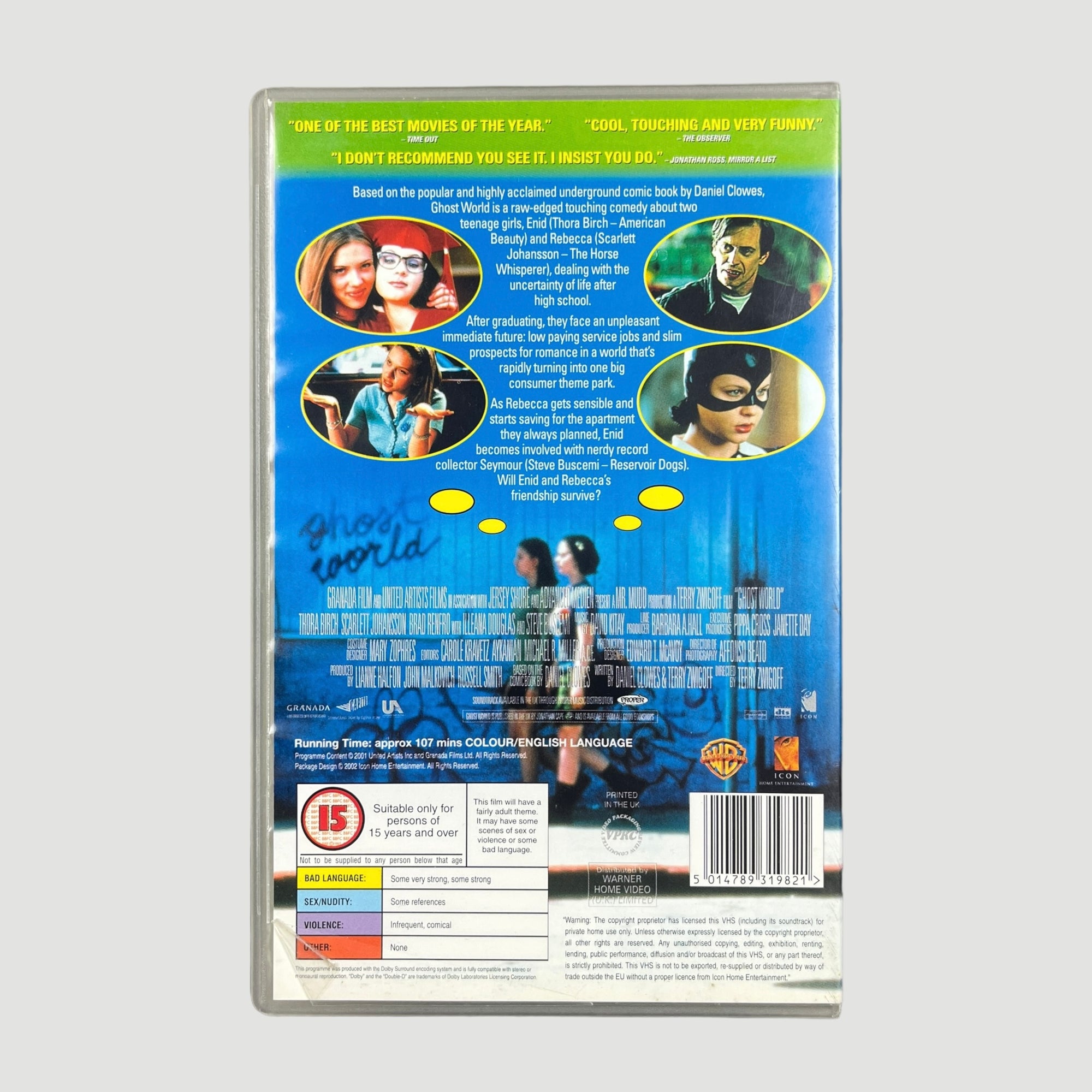 2001 Ghost World Ex-Rental VHS