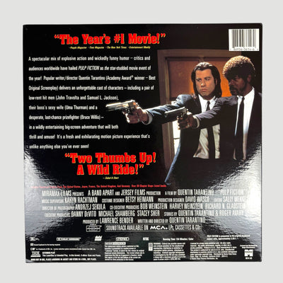 1994 Pulp Fiction UK Gatefold 2 Laserdisc Set