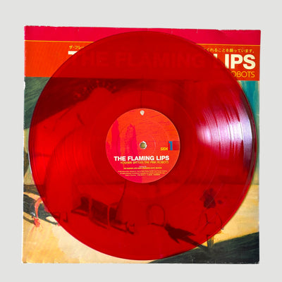 2002 Flaming Lips Yoshmi UK 1st Press Red Vinyl