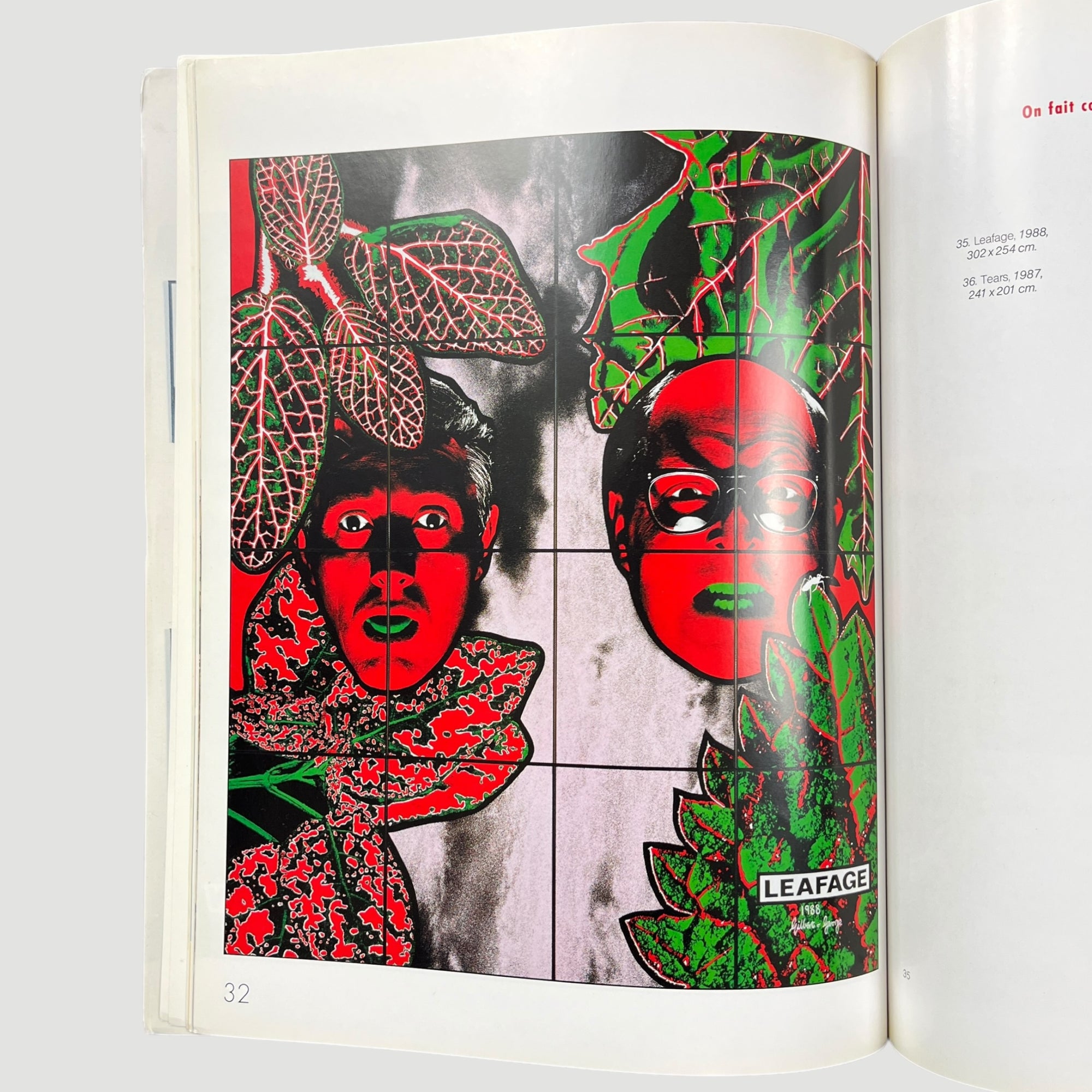 1996 Gilbert and George Connaissance Des Arts Programme