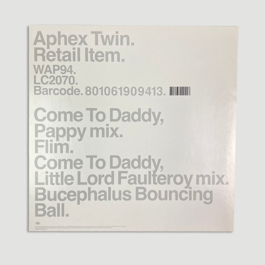 1997 Aphex Twin 'Come To Daddy' 12" 1st Press EP