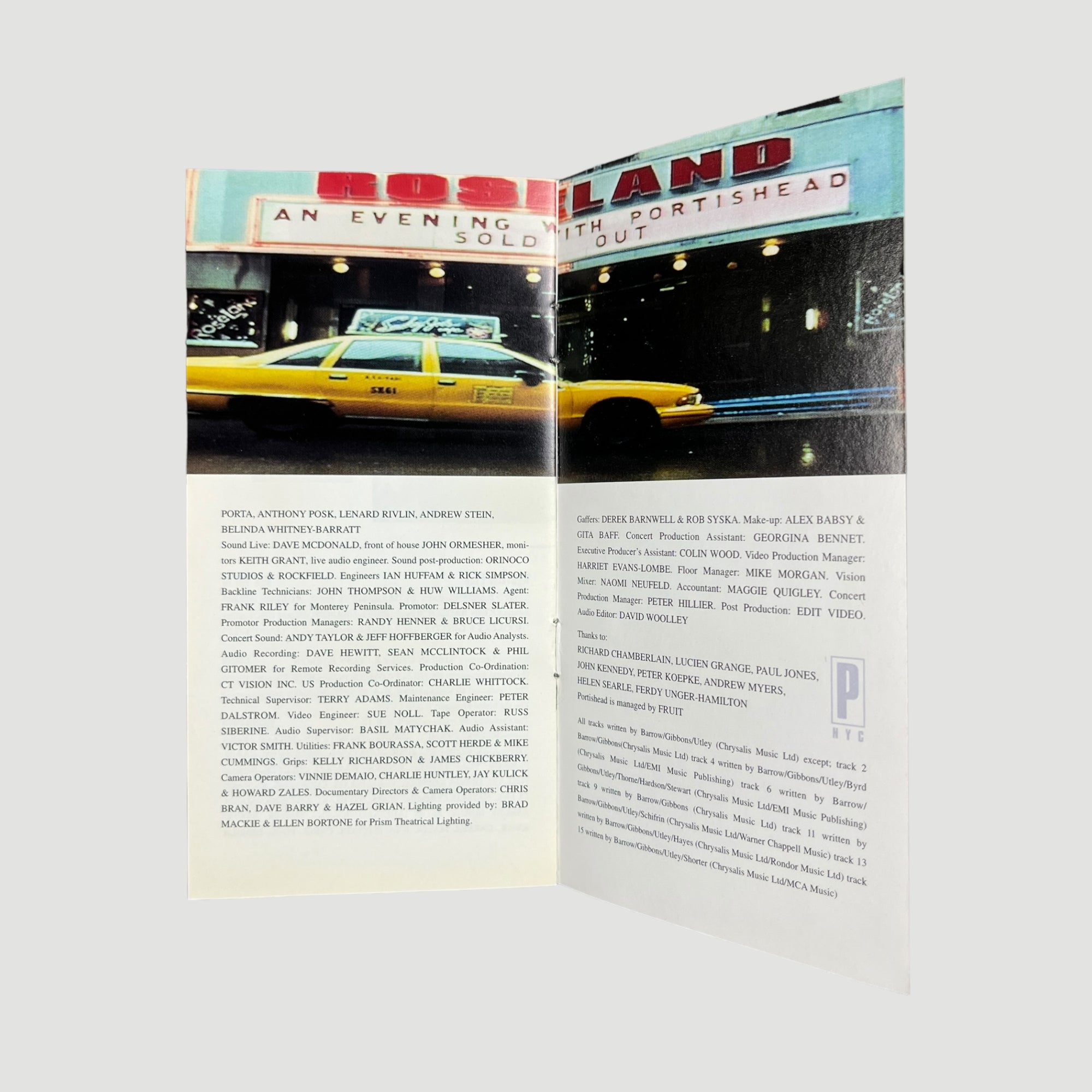 1993 Portishead Roseland New York NTSC VHS