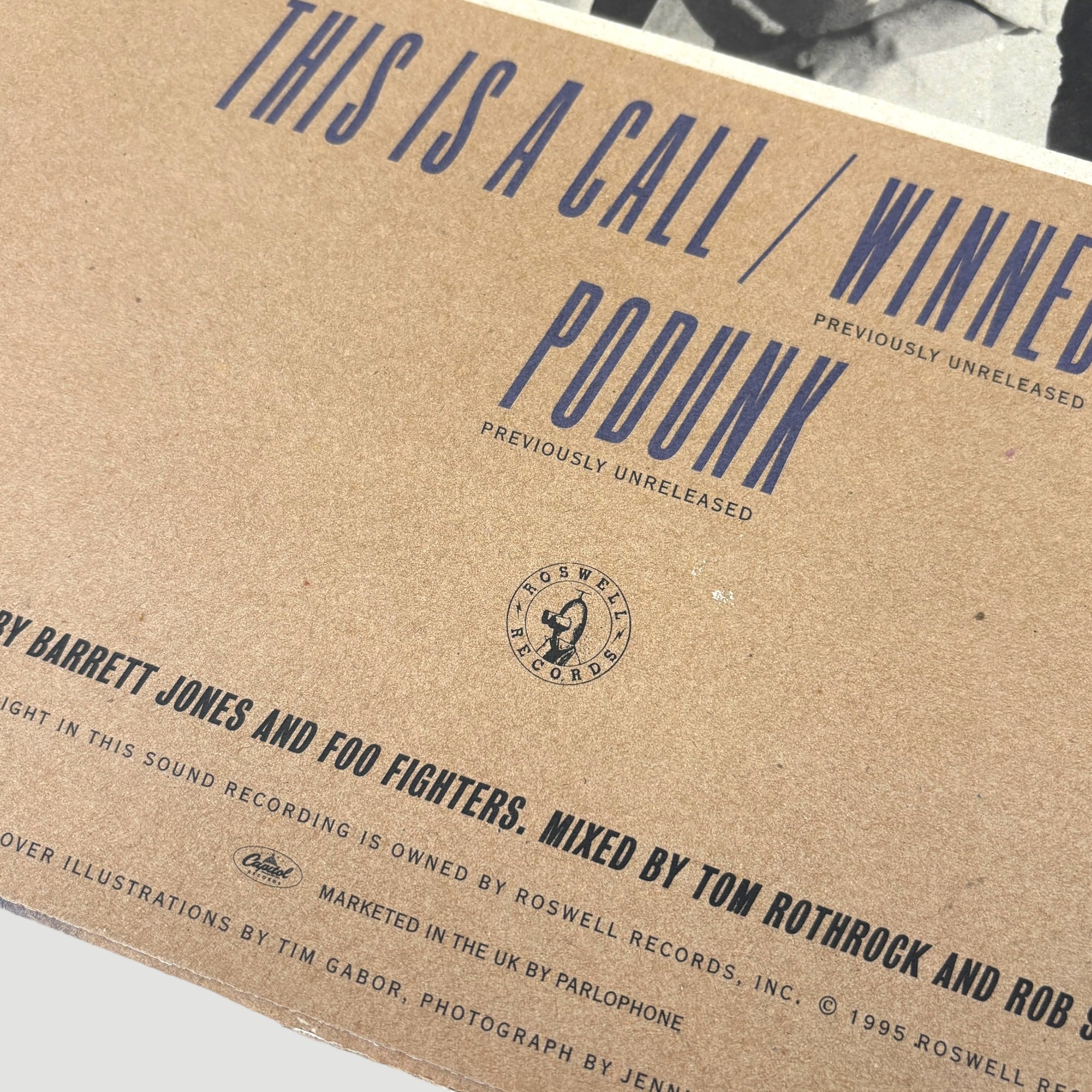 1995 Foo Fighters This is a Call Luminous UK 12" Single