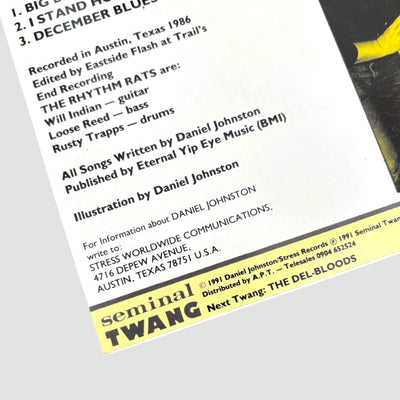 1991 Daniel Johnston & The Rhythm Rats Big Big World UK 7"