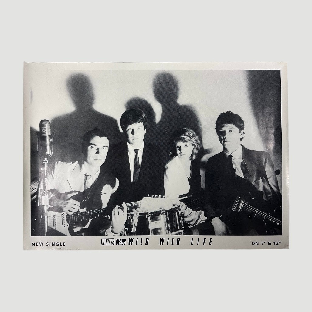 1986 Talking Heads Wild Wild Life Poster