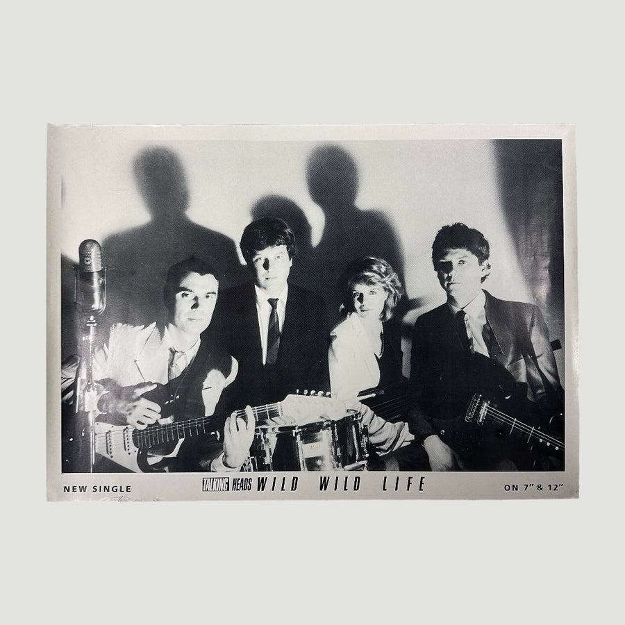 1986 Talking Heads Wild Wild Life Poster