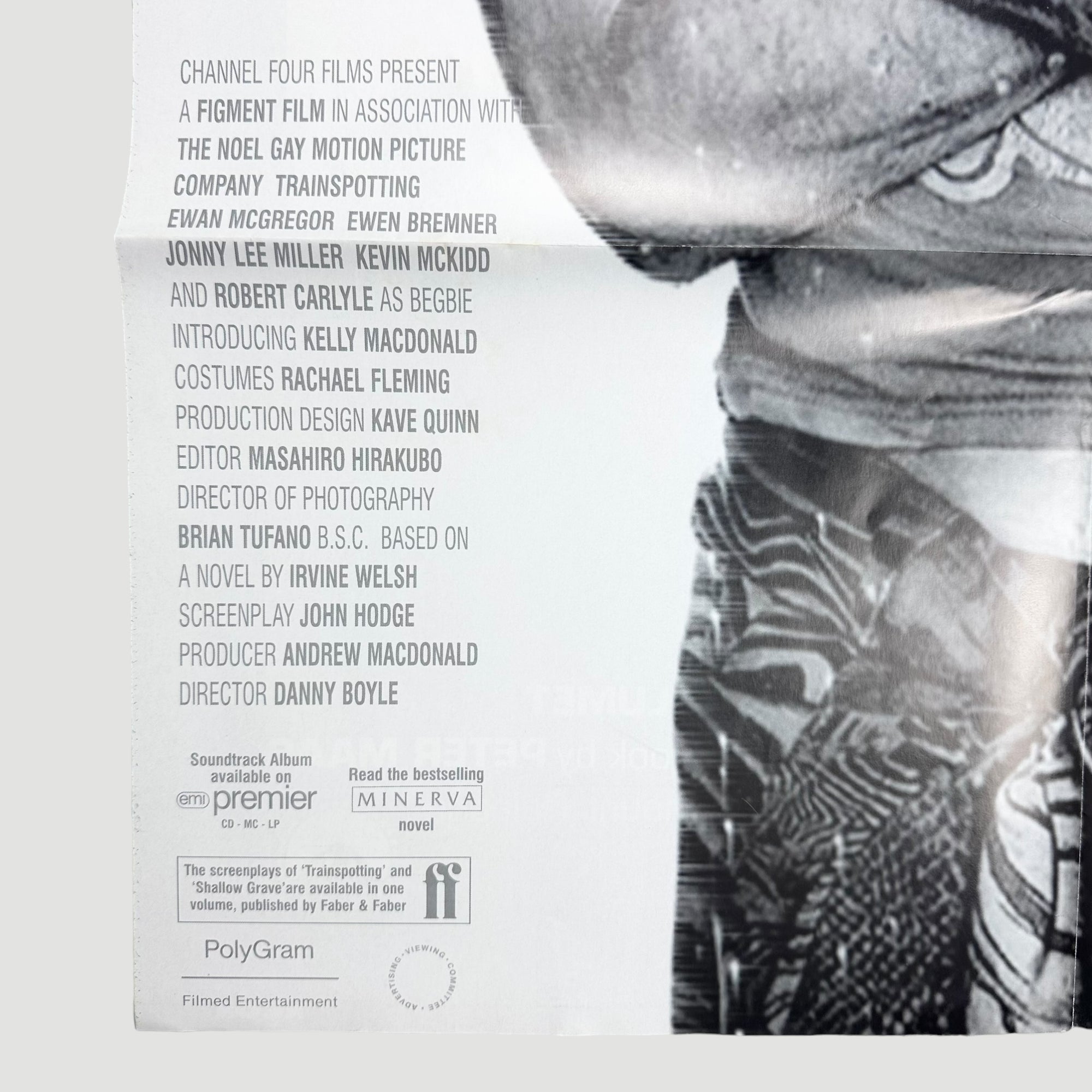 1996 Trainspotting Neon Magazine Poster